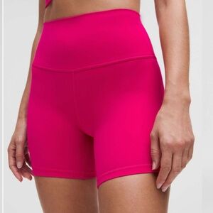 lululemon athletica Women's High-Rise Shorts - 6"-Passionate Pink